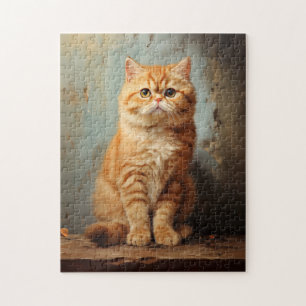 Exotic Shorthair cat Jigsaw Puzzle