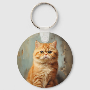 Exotic Shorthair cat Keychain