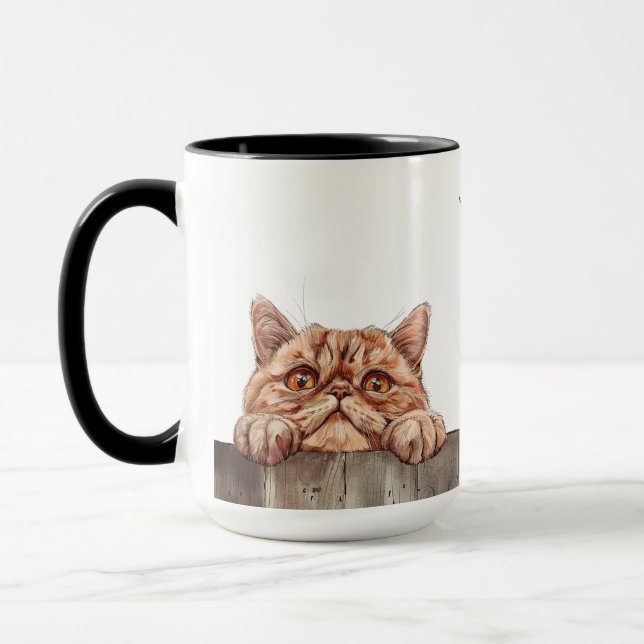 Exotic Shorthair Cat Mug (Left)