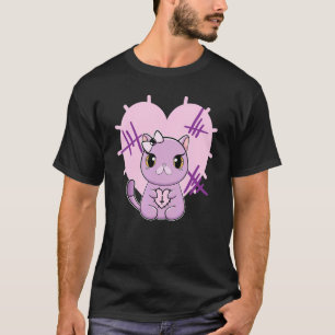 Exotic Shorthair Cat Pastel Goth Love T-Shirt