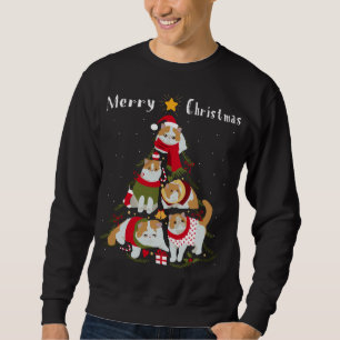 Exotic Shorthair Christmas Tree Xmas Cat Lover Sweatshirt