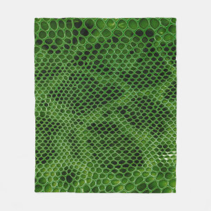 Exotic Snake Skin Background Fleece Blanket