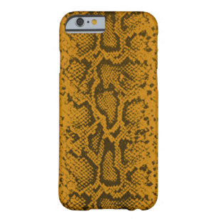 Exotic Snakeskin Pattern   golden tan Barely There iPhone 6 Case
