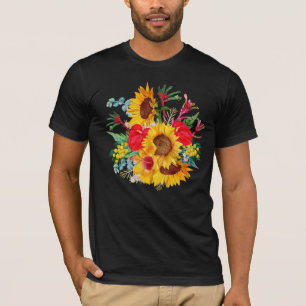 Exotic Summer Tropical Wildflowers T-Shirt