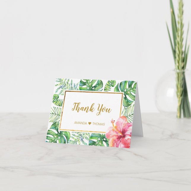 Exotic Thank You Card (Front)