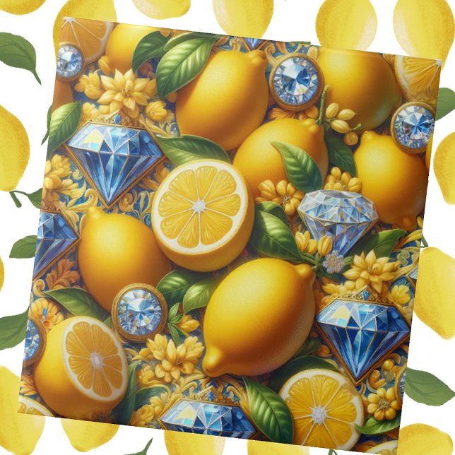 Exotic Tile Accents | Morrocan Mediterranean Lemon (Creator Uploaded)