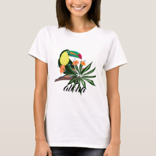 Exotic toucan tropical bird colorful Hawaii nature T-Shirt