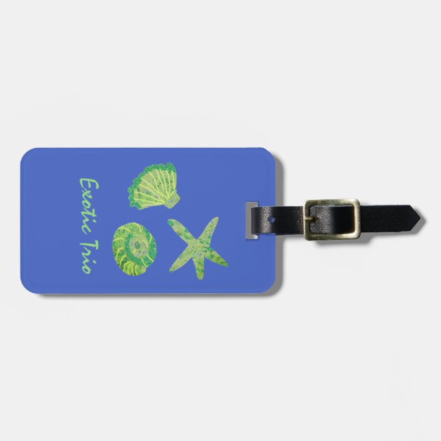 Exotic Trio Luggage Tag (Front Horizontal)