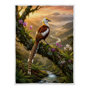 Exotic Tropical Bird Rainforest Nature Wildlife Fl Poster