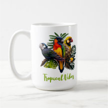 Exotic Tropical Colourful Cutomizable Birds Sticke