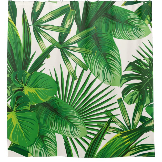 Exotic tropical natural green leaves composition o (Front)