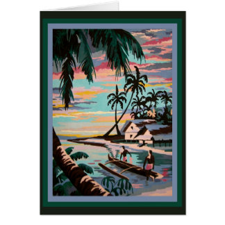 Exotic Tropical Paint-by-Number Nostalgia!