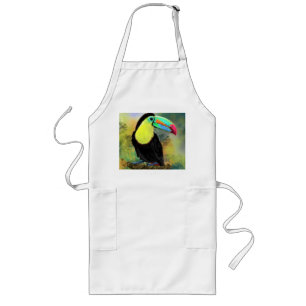 Exotic Tropical Toco Toucan Bird Apron