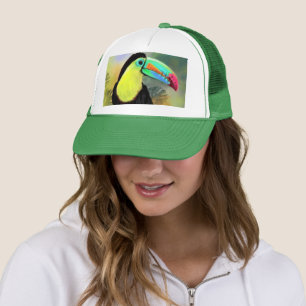 Exotic Tropical Toco Toucan Bird - Painting Trucker Hat