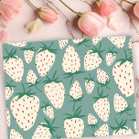 Exotic White Strawberries Love Romance Friendship Postcard<br><div class="desc">Check out this sweet and colourful art,  hand made by me for you! Feel free to add your own text or change the colours. Visit my shop for more!</div>