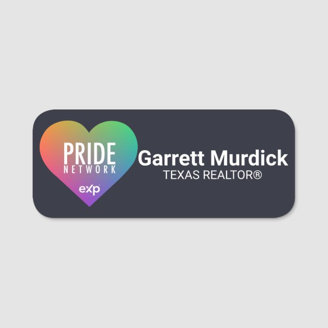 eXp Pride Network Name Badge (Front)