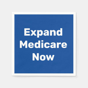 Expand Medicare Now Napkins