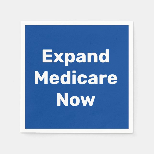 Expand Medicare Now Napkins (Front)