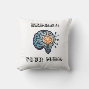 Expand Your Mind Throw Pillow