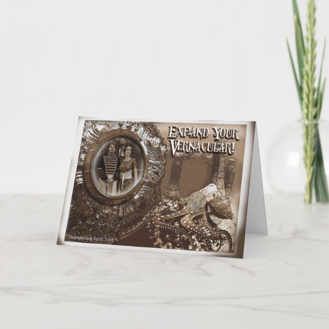 Expand Your Vernacular Greeting Card (Front)