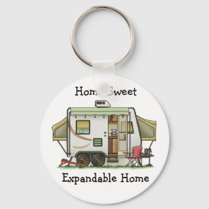 Expandable Hybred Trailer Camper Keychain