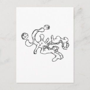 Expanded Face Postcard