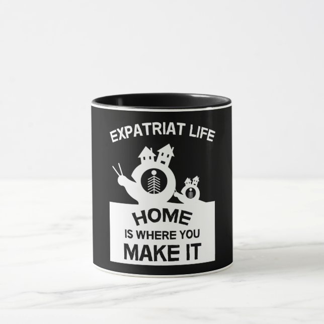 Expatriates Expats Abroad Expat Families And Gifts Mug (Center)