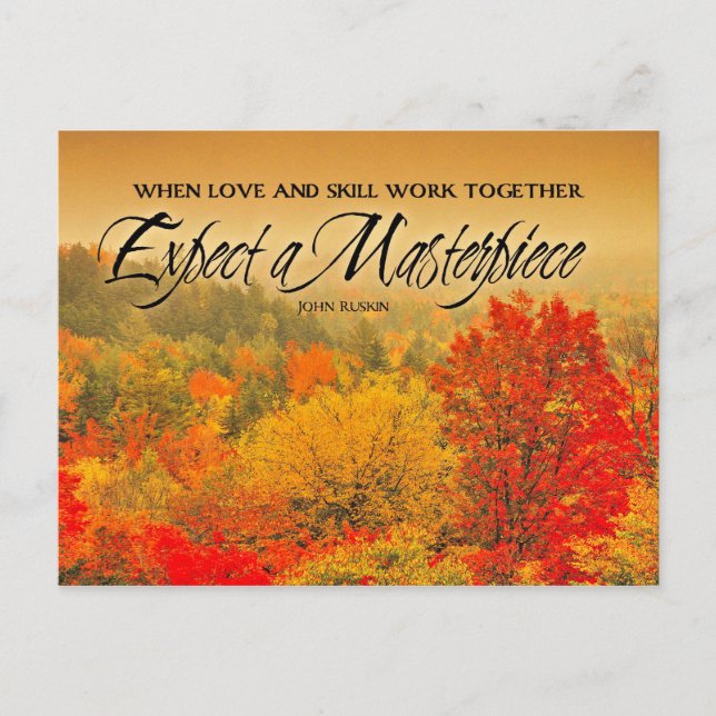 Expect A Masterpiece II Holiday Postcard (Front)