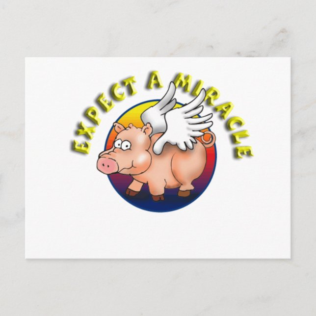 Expect A Miracle --- AA Recognition Postcard (Front)