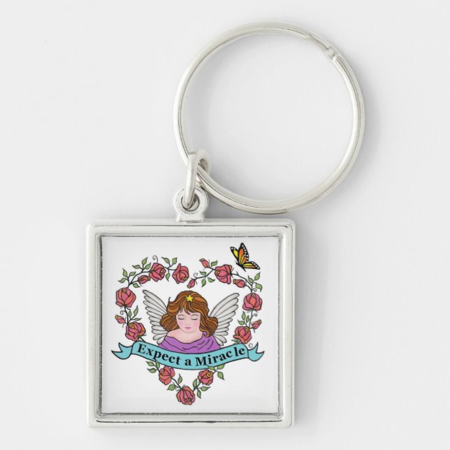 Expect a Miracle Keychain (Front)