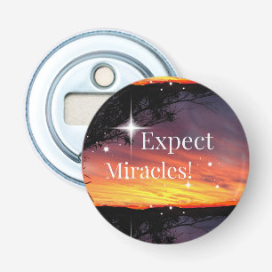 Expect Miracles Sparkle Sunset Get Well Soon Name Bottle Opener