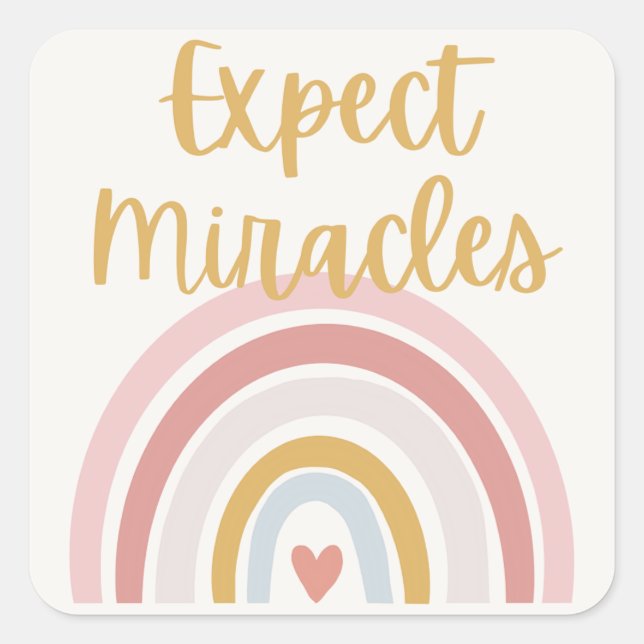 Expect Miracles Sticker (Front)