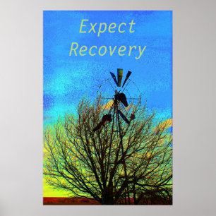 Expect Recovery Motivational Poster