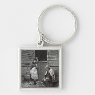 Expectancy, from 'Leisure Hour', 1888 Keychain