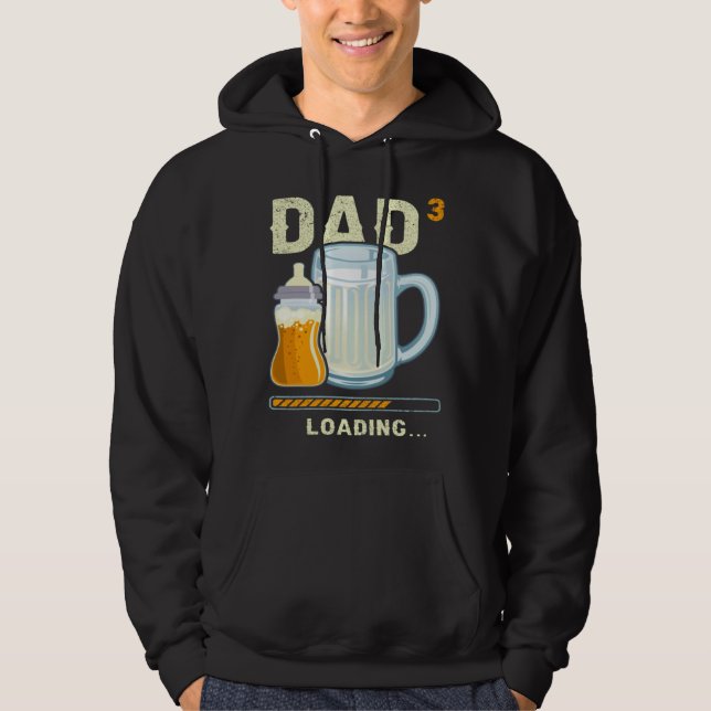 Expectant Dad Dad to be Future Dad 3rd child  2 Hoodie (Front)