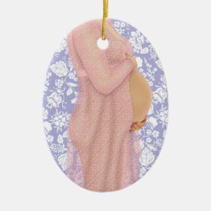 Expectant Dreams - Customize Ceramic Ornament