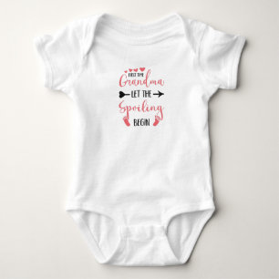 Expectant Grandparents Greatest Omi Arrow Grandma Baby Bodysuit