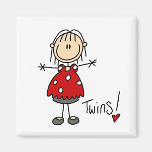 Expectant Mom of Twins Tshirts and Gifts Magnet