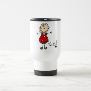 Expectant Mom of Twins Tshirts and Gifts Travel Mug