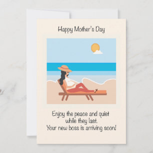 Expectant Mother's Day  Holiday Card