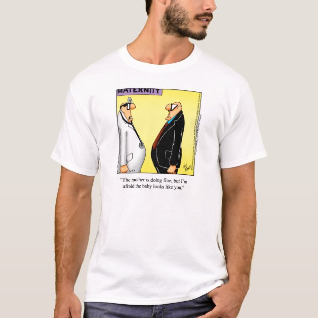 Expectant Parents Humour Tee Shirt "Spectickles" (Front)
