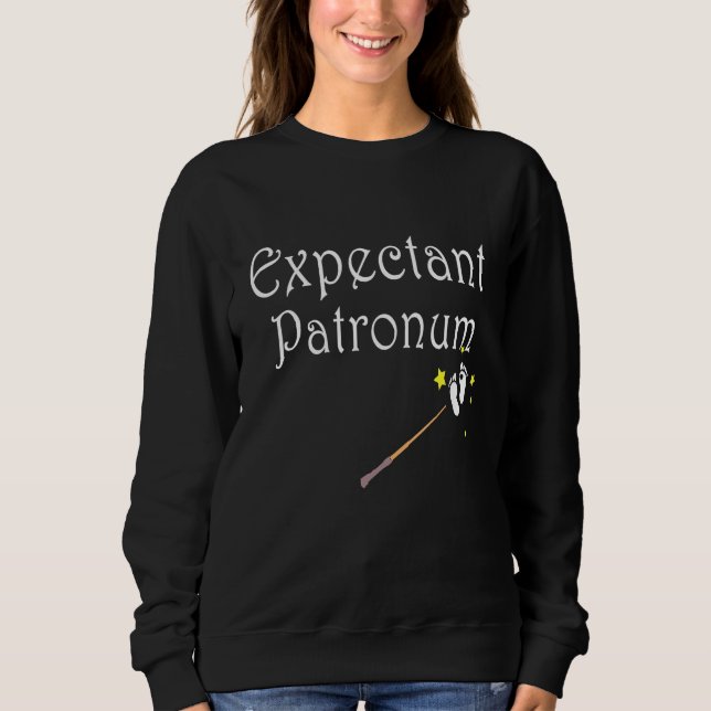 Expectant Patronum Pregnant Magic Sweatshirt (Front)