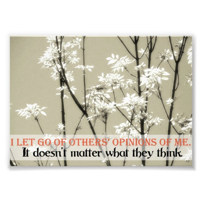 Expectation Custom Photo Print (Front)