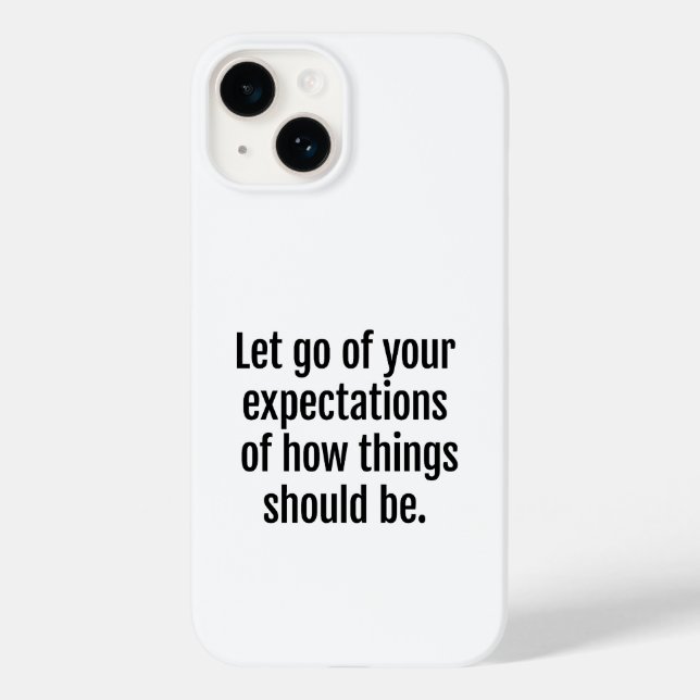 Expectations iPhone Case (Back)