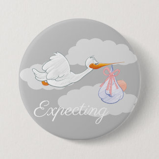 Expecting a baby / Baby on board badge. 3 Inch Round Button