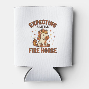 Expecting A Little Fire Horse Vintage Baby Shirt_1 Can Cooler
