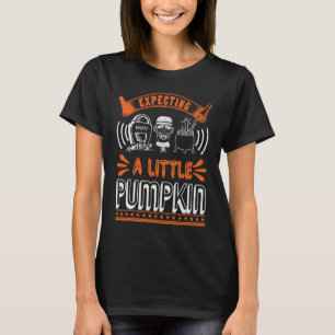 Expecting A Little Pumpkin Halloween 31st October T-Shirt