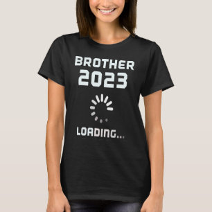 Expecting Baby BROTHER 2023 LOADING New Bro Gaming T-Shirt