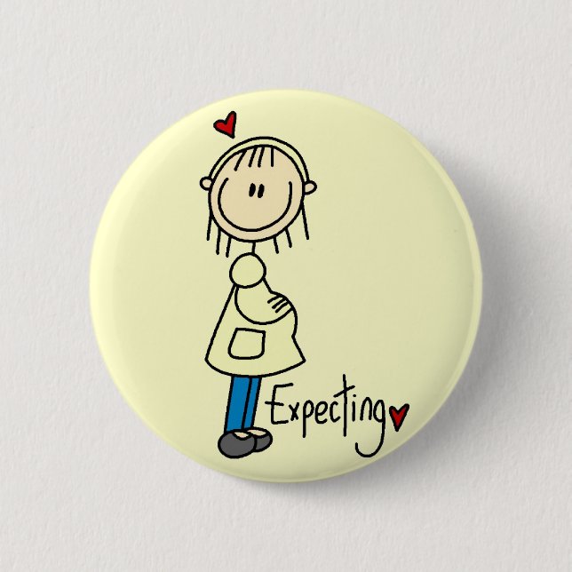 Expecting Baby Tshirts and Gifts 2 Inch Round Button (Front)