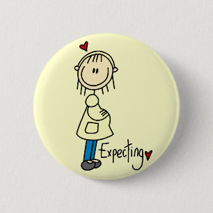 Expecting Baby Tshirts and Gifts 2 Inch Round Button